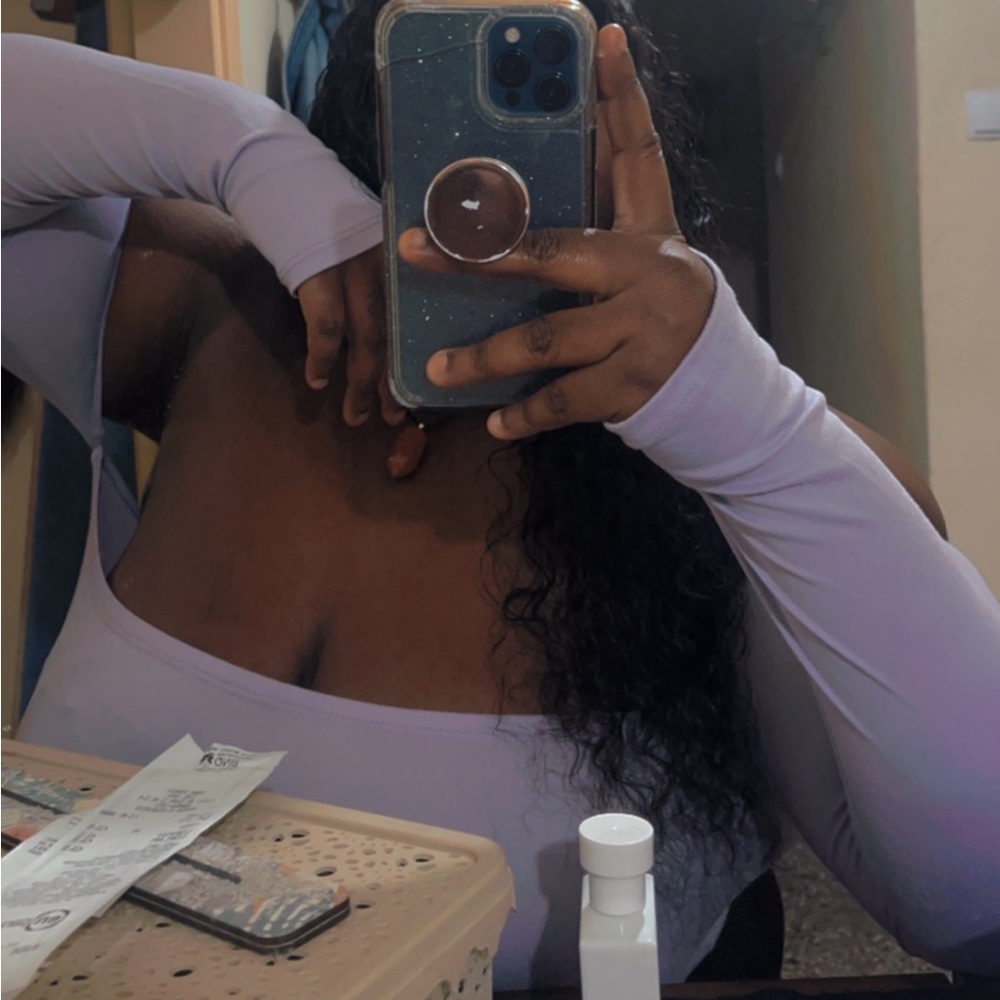 Lavender fashion nova top 2X off the shoulder